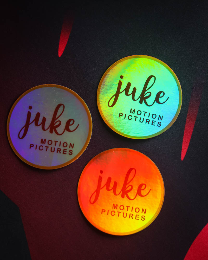Juke Holographic Sticker - * Limited Edition * (3" Round) Changes color in light!
