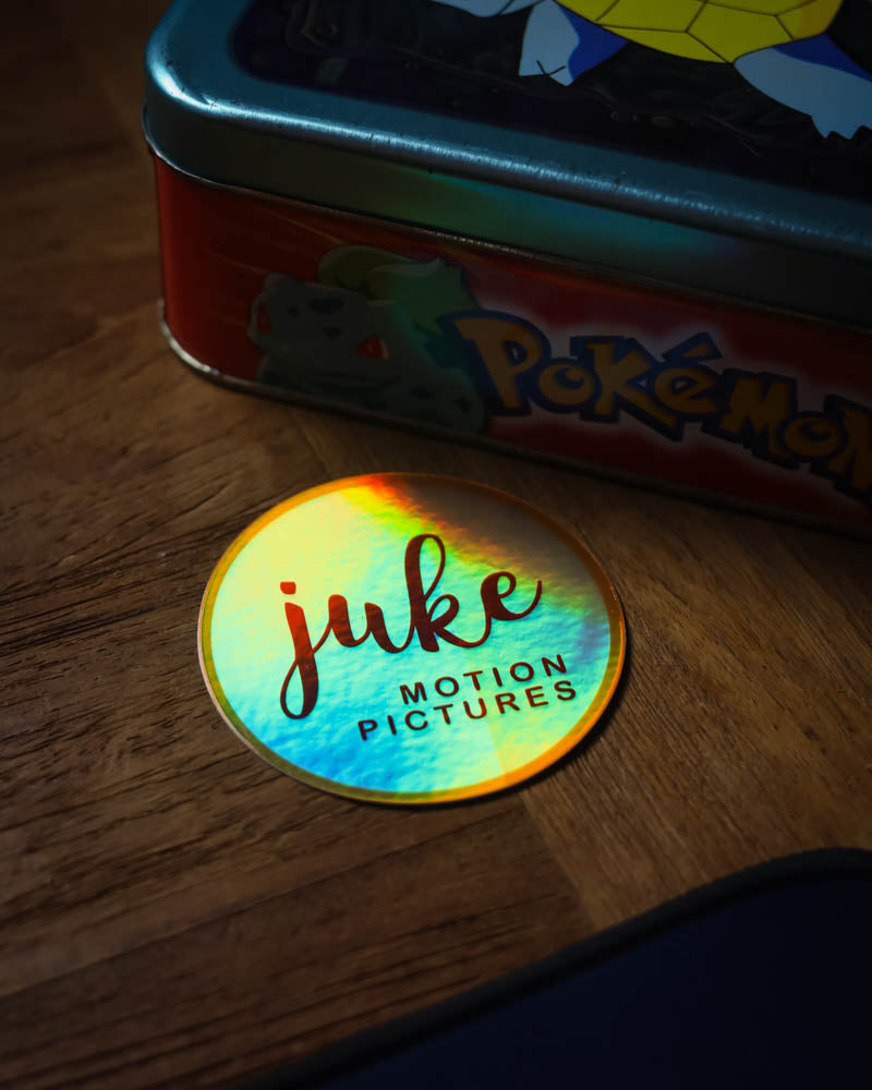 Juke Holographic Sticker - * Limited Edition * (3" Round) Changes color in light!